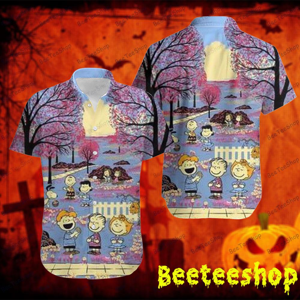 Beautiful Scene It’s The Great Pumpkin Charlie Brown Halloween Beeteeshop Hawaii Shirt