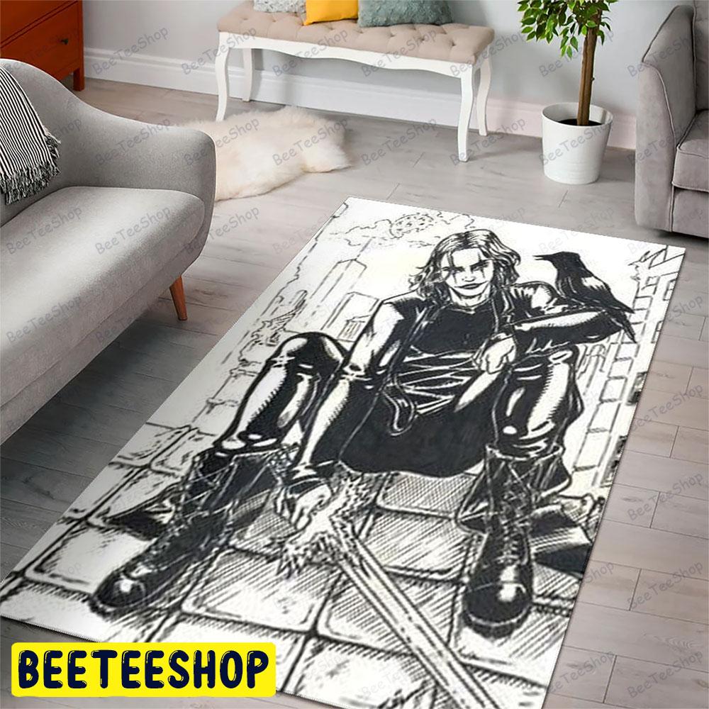 Black Art Top Dollar The Crow Halloween Beeteeshop Rug Rectangle