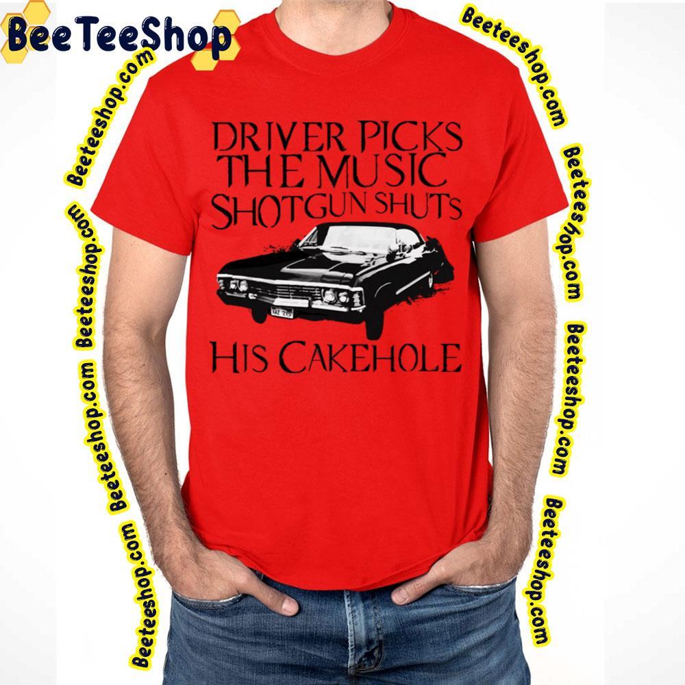 Black Car Driver Picks The Music Supernatural Happy Halloween Beeteeshop Trending Unisex T-Shirt