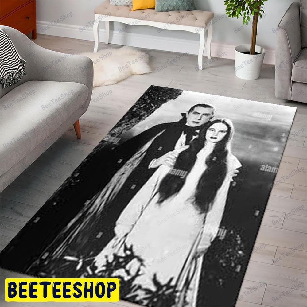 Black Couple Lugosi Dracula Halloween Beeteeshop Rug Rectangle