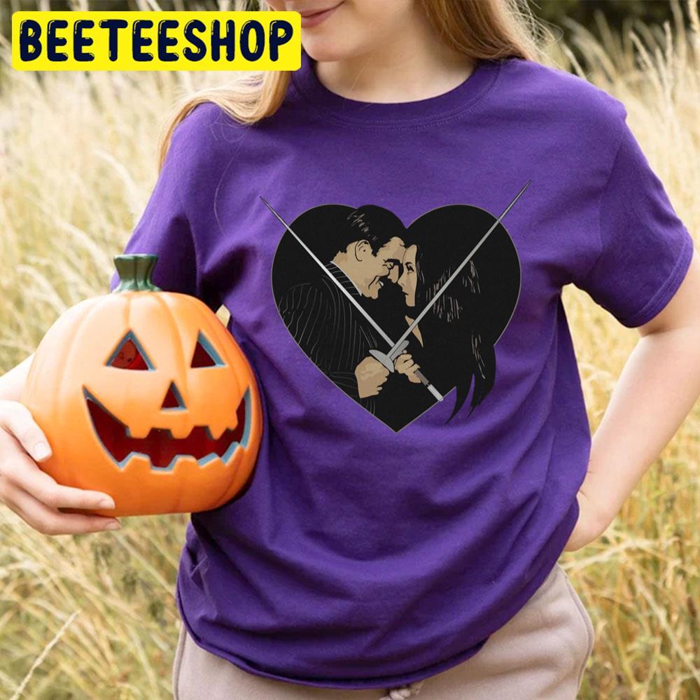 Black Heart The Addams Family Happy Halloween Beeteeshop Trending Unisex T-Shirt