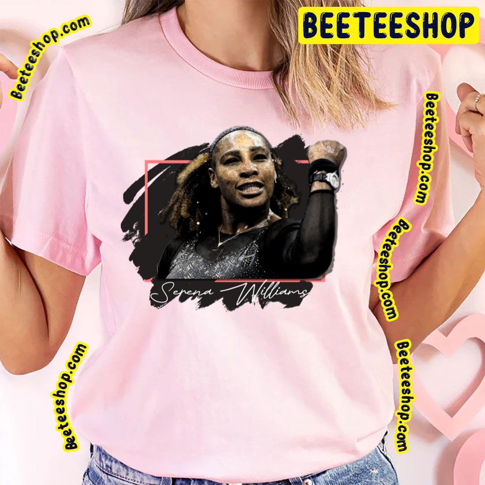 Black Paint Serena Williams Trending Unisex T-Shirt