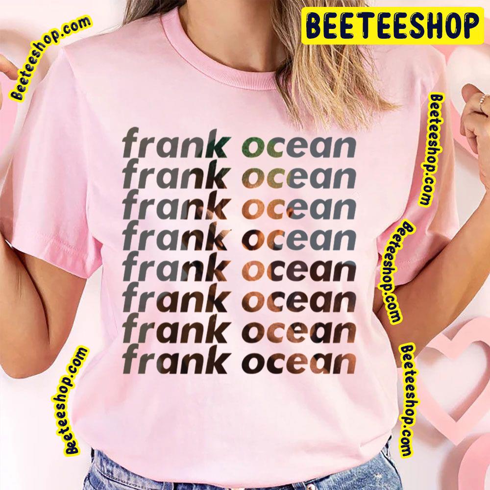 Black Text Frank Ocean Logo Music Trending Unisex T-Shirt