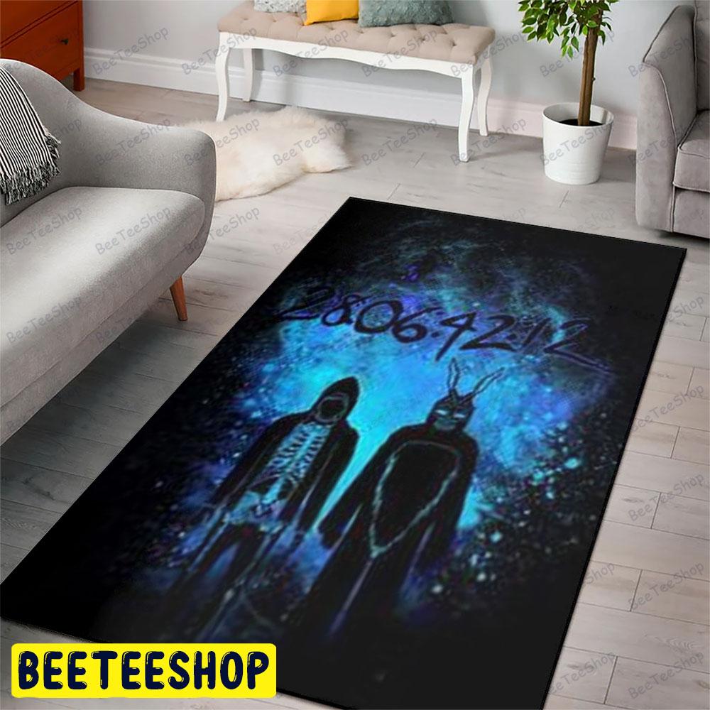 Black Time Donnie Darko Halloween Beeteeshop Rug Rectangle