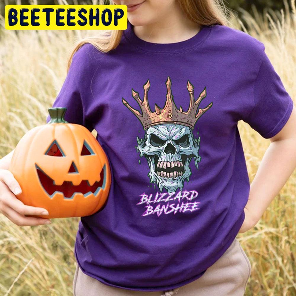 Blizzard Banshee Skull Halloween Beeteeshop Trending Unisex T-Shirt