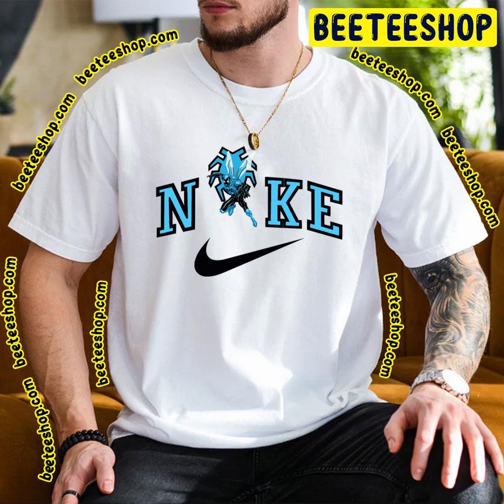 Blue Beetle Logo Mix Nike Beeteeshop Trending Unisex T-Shirt