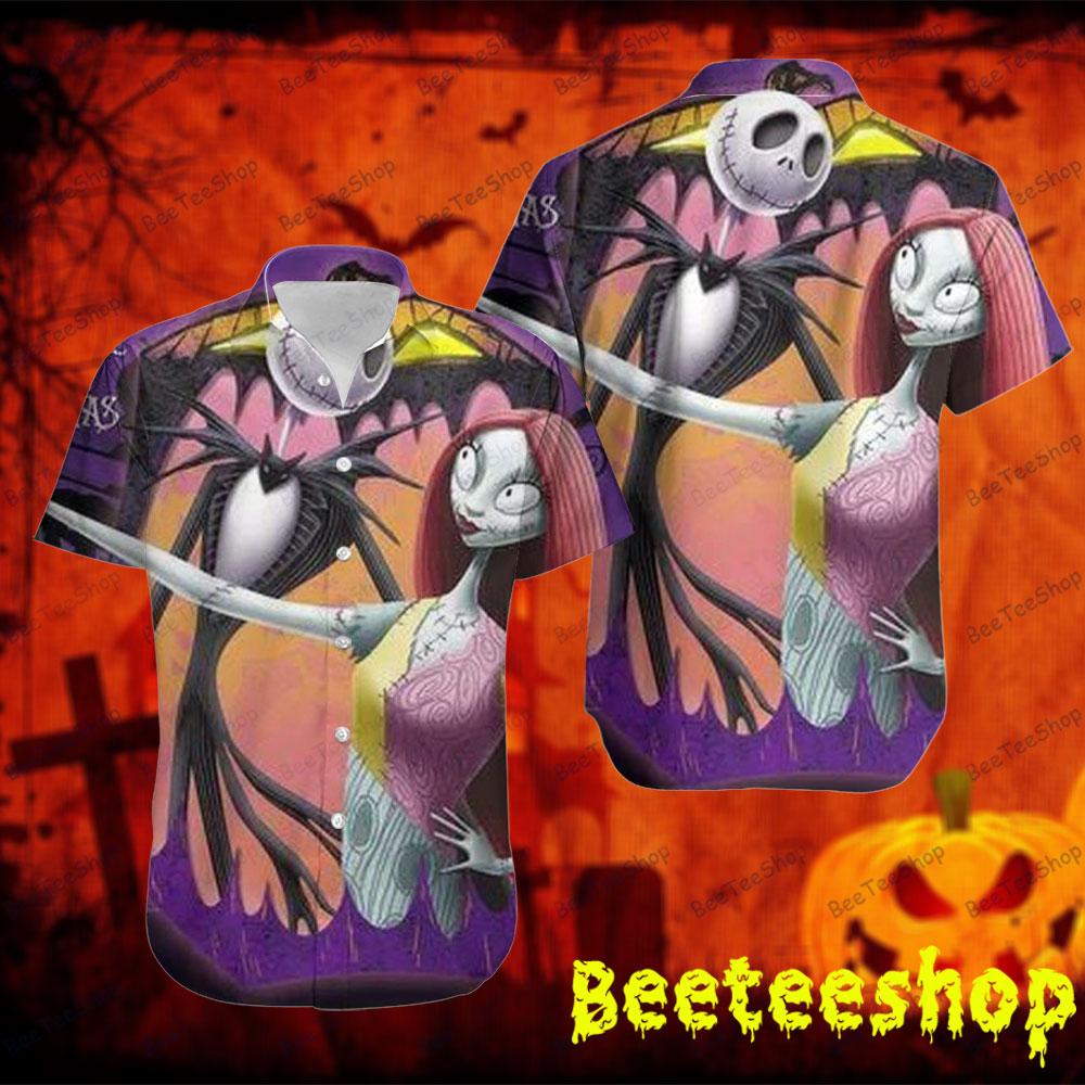 Bonus Couple The Nightmare Before Christmas Halloween Beeteeshop Hawaii Shirt