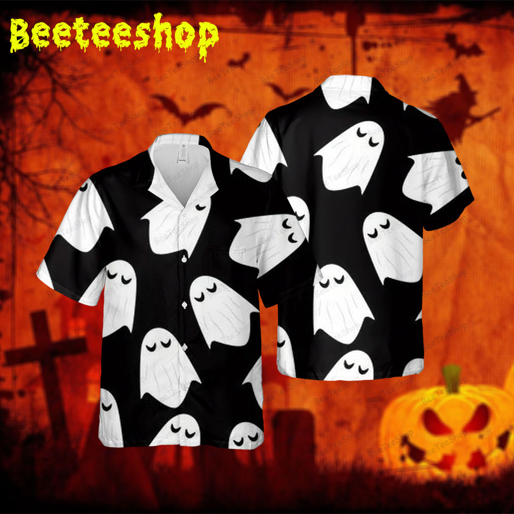 Boos Halloween 053 Spread Collar Hawaii Shirt