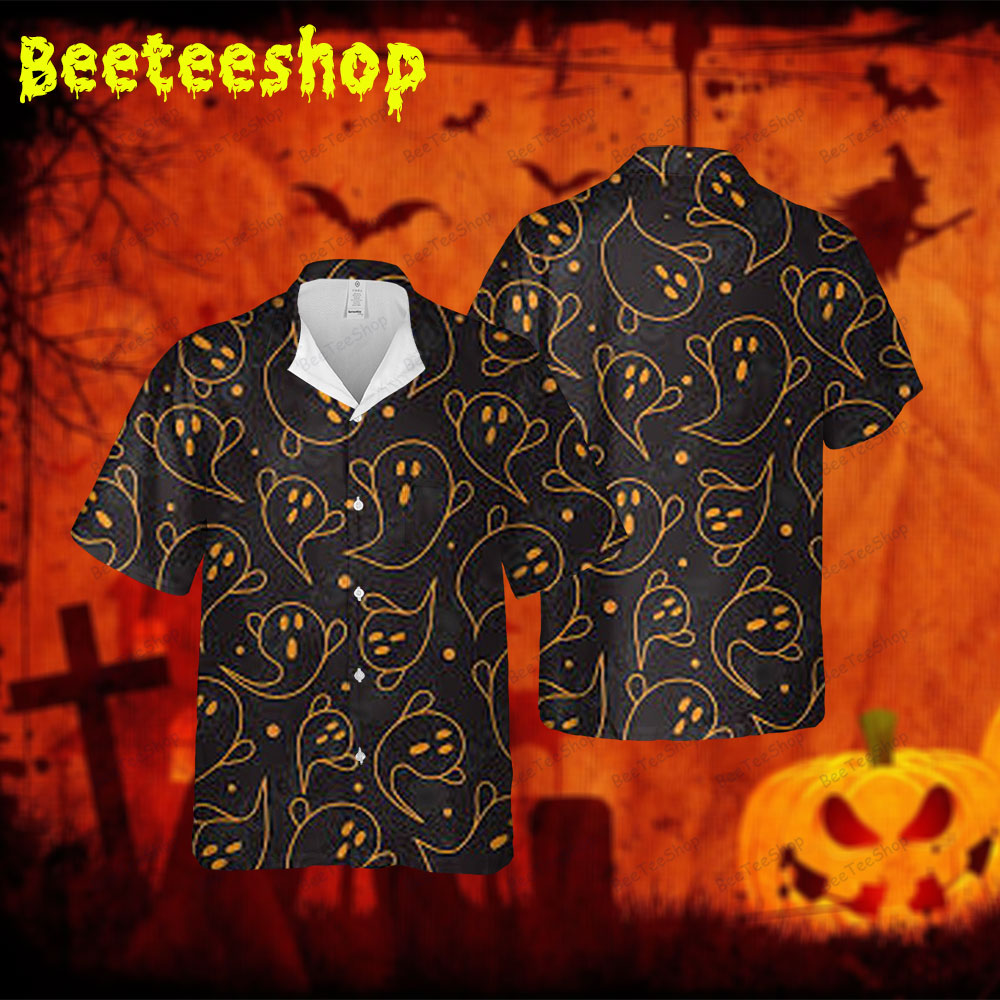 Boos Halloween 072 Spread Collar Hawaii Shirt