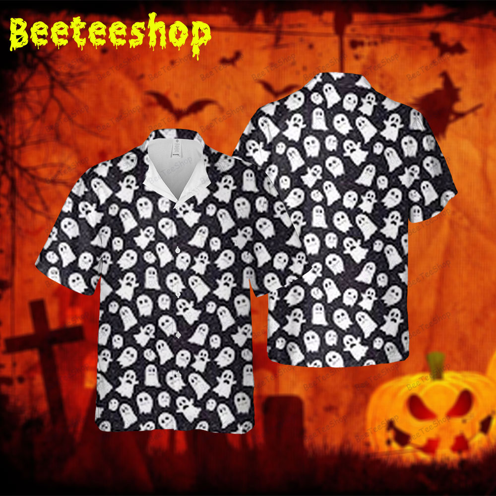 Boos Halloween 118 Spread Collar Hawaii Shirt