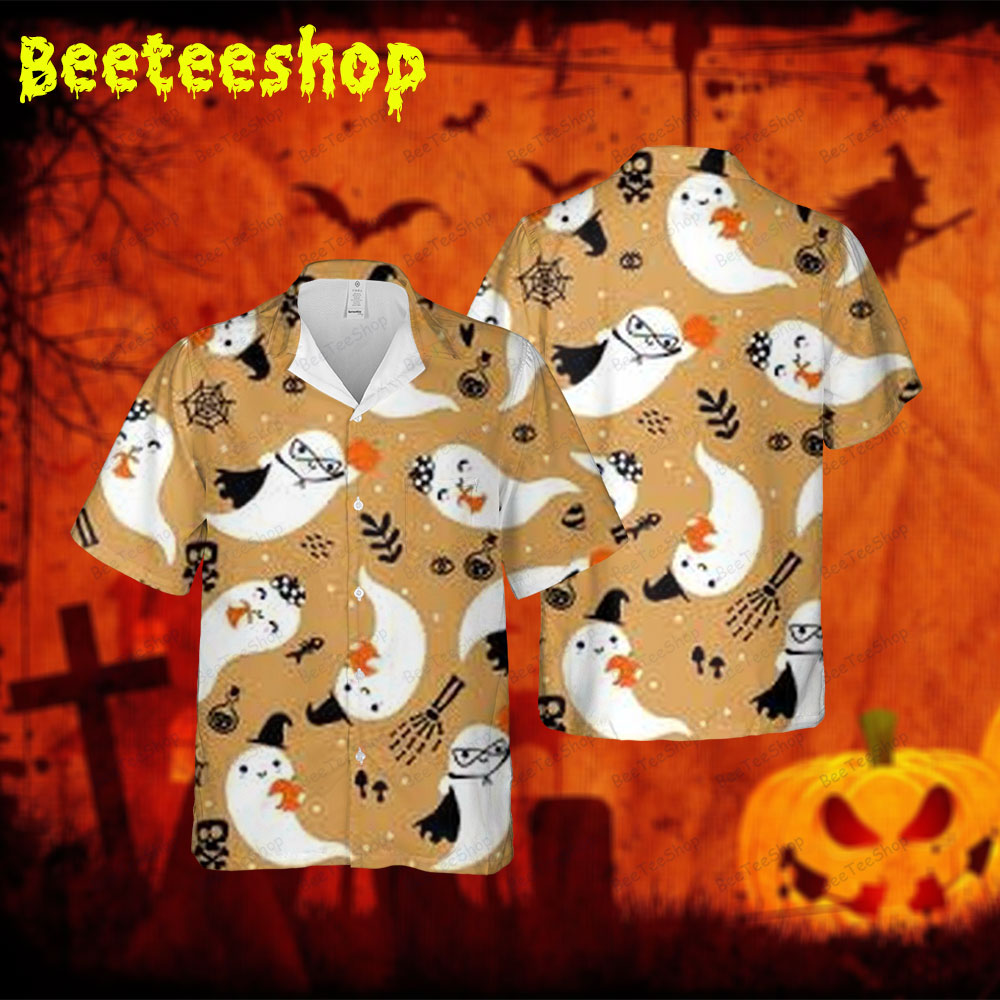 Boos Halloween 150 Spread Collar Hawaii Shirt