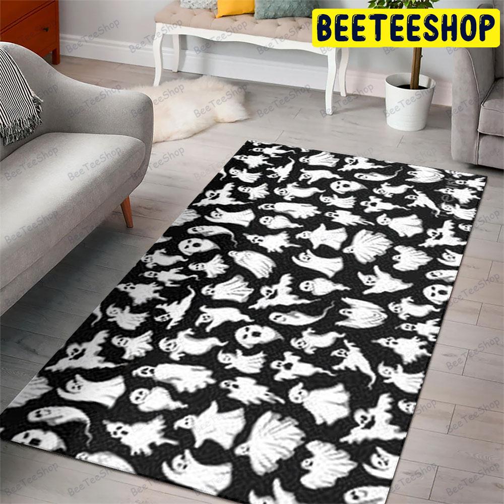 Boos Halloween Pattern 090 Beeteeshop Rug Rectangle