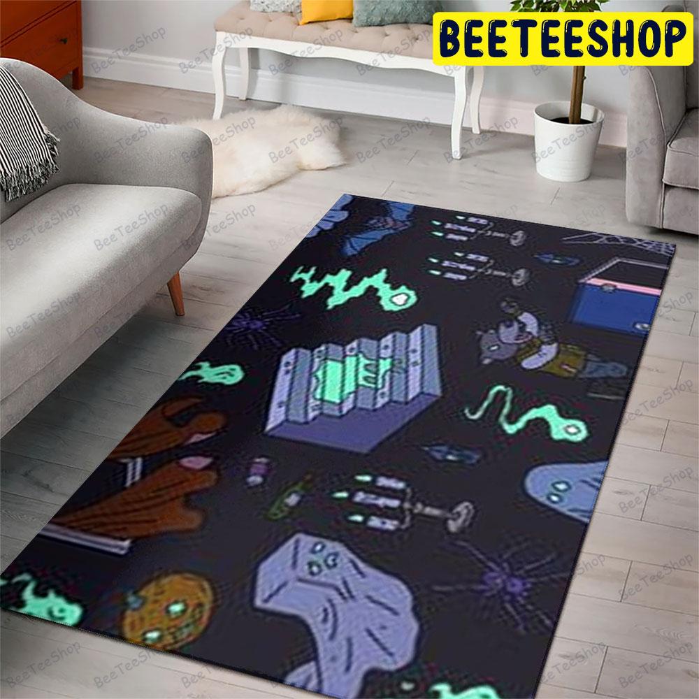 Boos Halloween Pattern 10 Beeteeshop Rug Rectangle