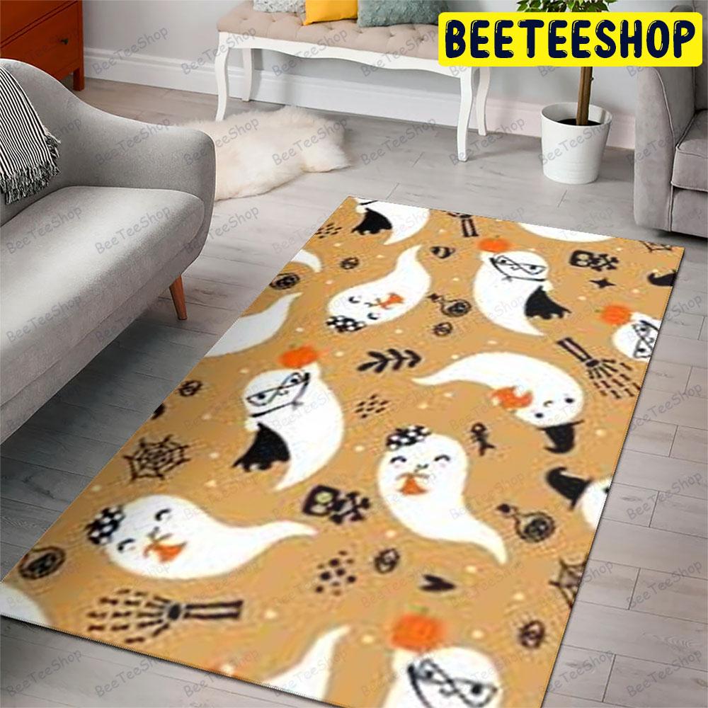 Boos Halloween Pattern 150 Beeteeshop Rug Rectangle