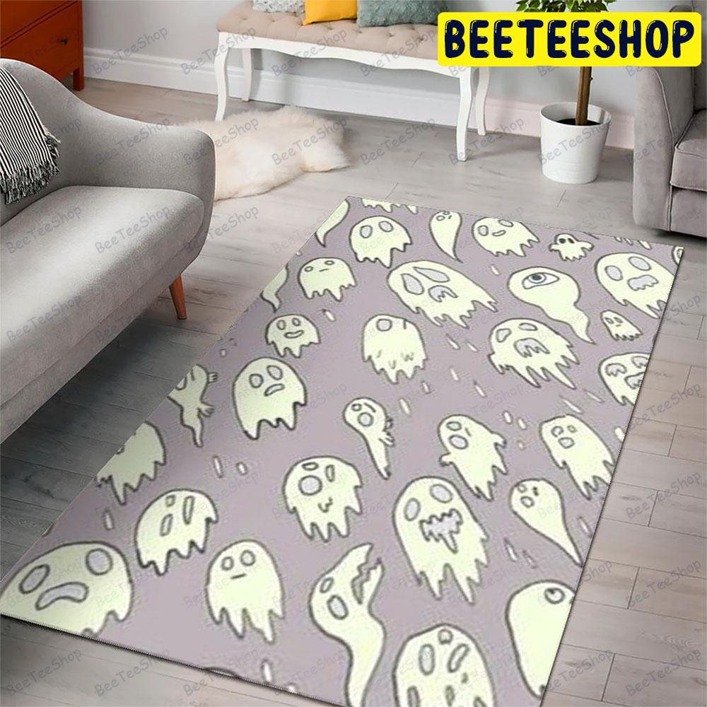 Boos Halloween Pattern 337 Beeteeshop Rug Rectangle