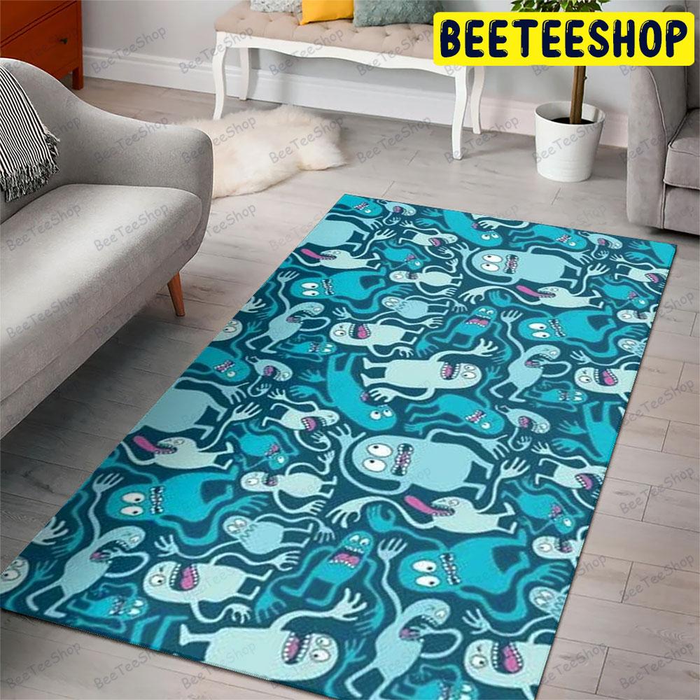 Boos Halloween Pattern 360 Beeteeshop Rug Rectangle