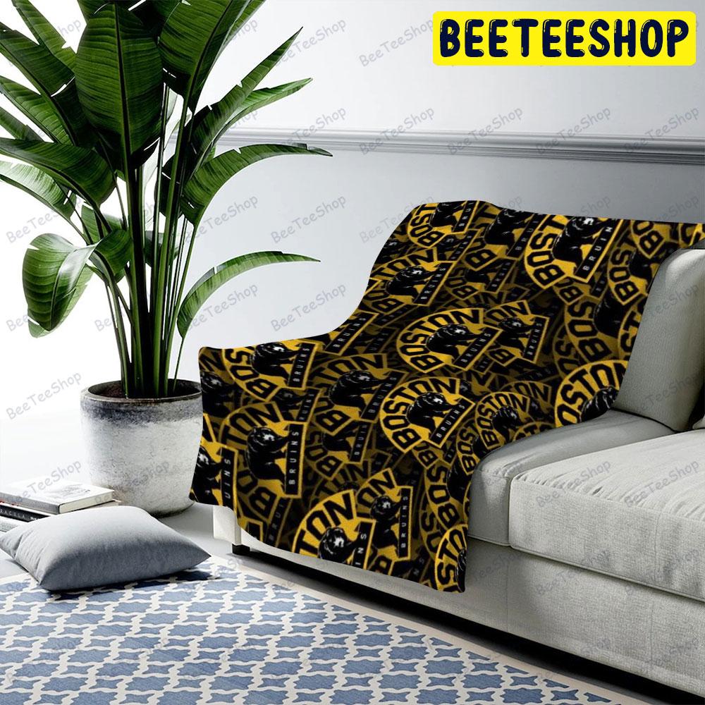 Boston Bruins 25 American Sports Teams Beeteeshop US Cozy Blanket