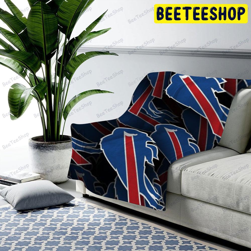 Buffalo Bills Logo 22 American Sports Teams Beeteeshop US Cozy Blanket