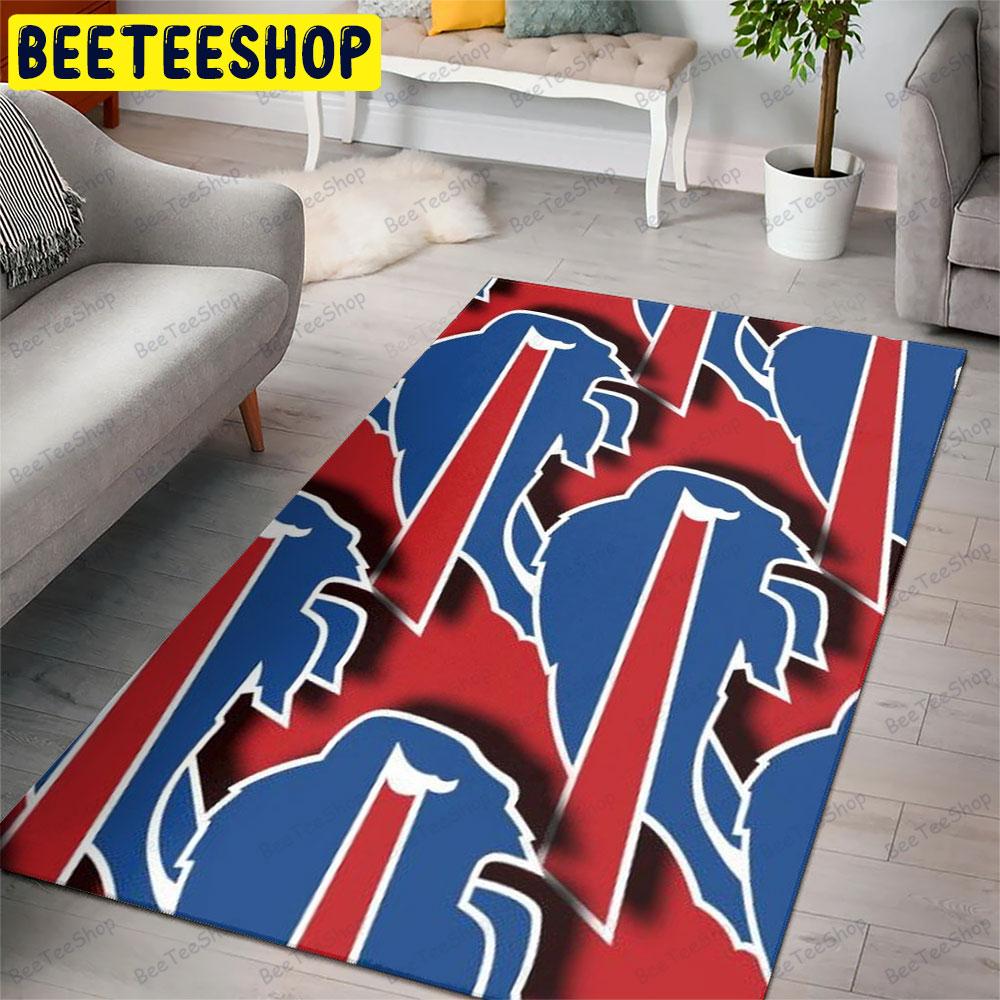 Buffalo Bills Logo 24 American Sports Teams Beeteeshop Rug Rectangle