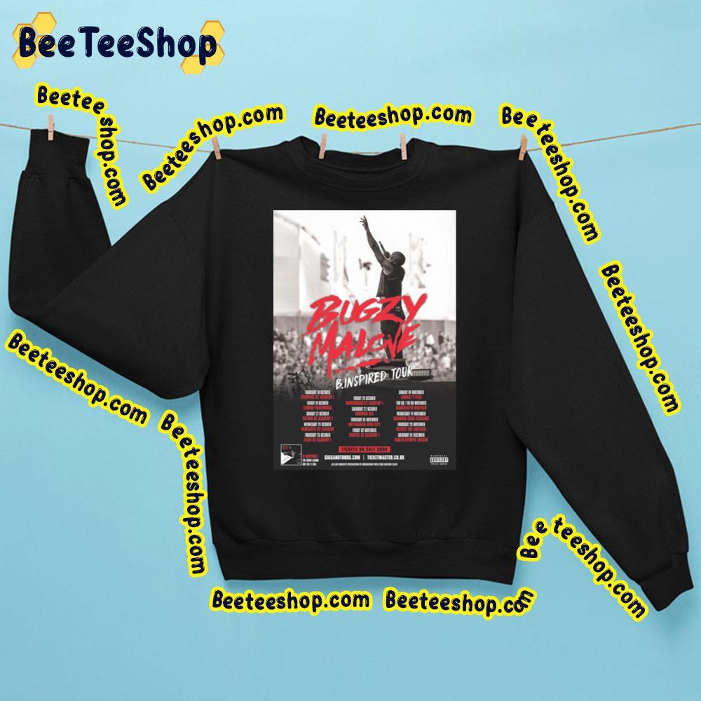 Bugzy Malone B Inspired Tour Aaron Davis Rapper Music Beeteeshop Trending Unisex Sweatshirt