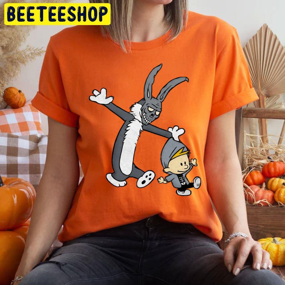 Calvin Hobbes Donnie Darko Happy Halloween Beeteeshop Trending Unisex T-Shirt