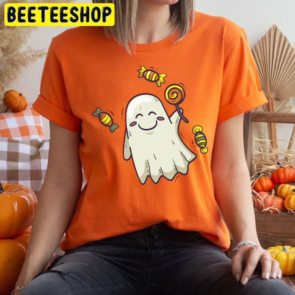 Candy Ghost Casper Happy Halloween Beeteeshop Trending Unisex T-Shirt