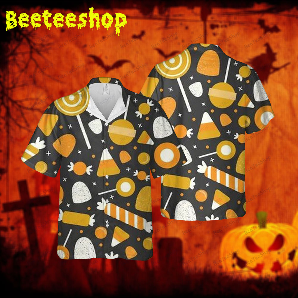 Candy Halloween 033 Spread Collar Hawaii Shirt