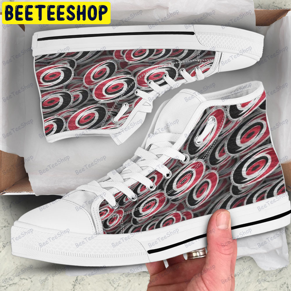 Carolina Hurricanes 24 American Sports Teams Adults High Top Canvas Shoes