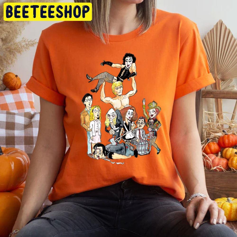 Cartoon Style The Rocky Horror Picture Show Happy Halloween Beeteeshop Trending Unisex T-Shirt