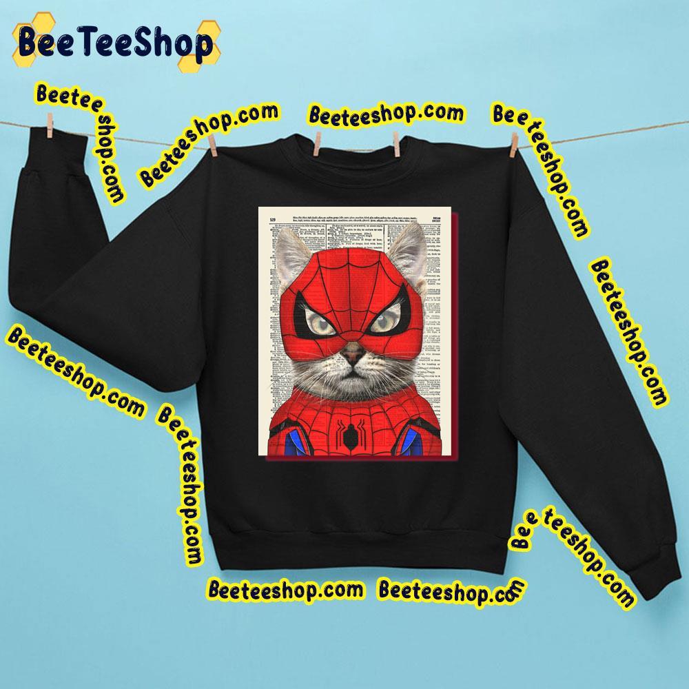 Cat Newspaper Spiderverse Movie Beeteeshop Trending Unisex Sweatshirt