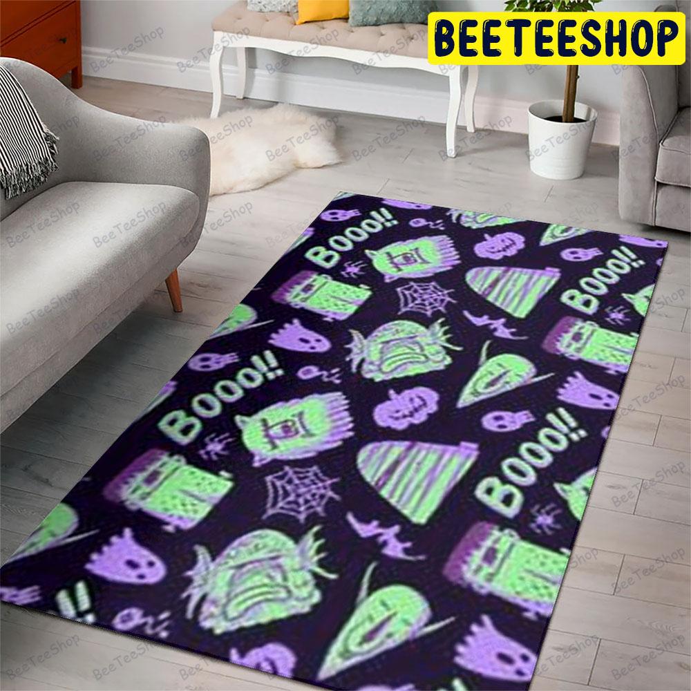 Cats Boos Halloween Pattern 2 Beeteeshop Rug Rectangle