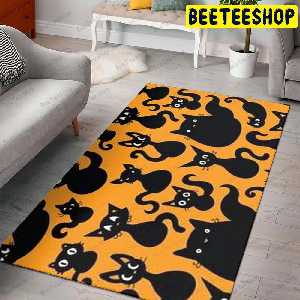 Cats Halloween Pattern 003 Beeteeshop Rug Rectangle