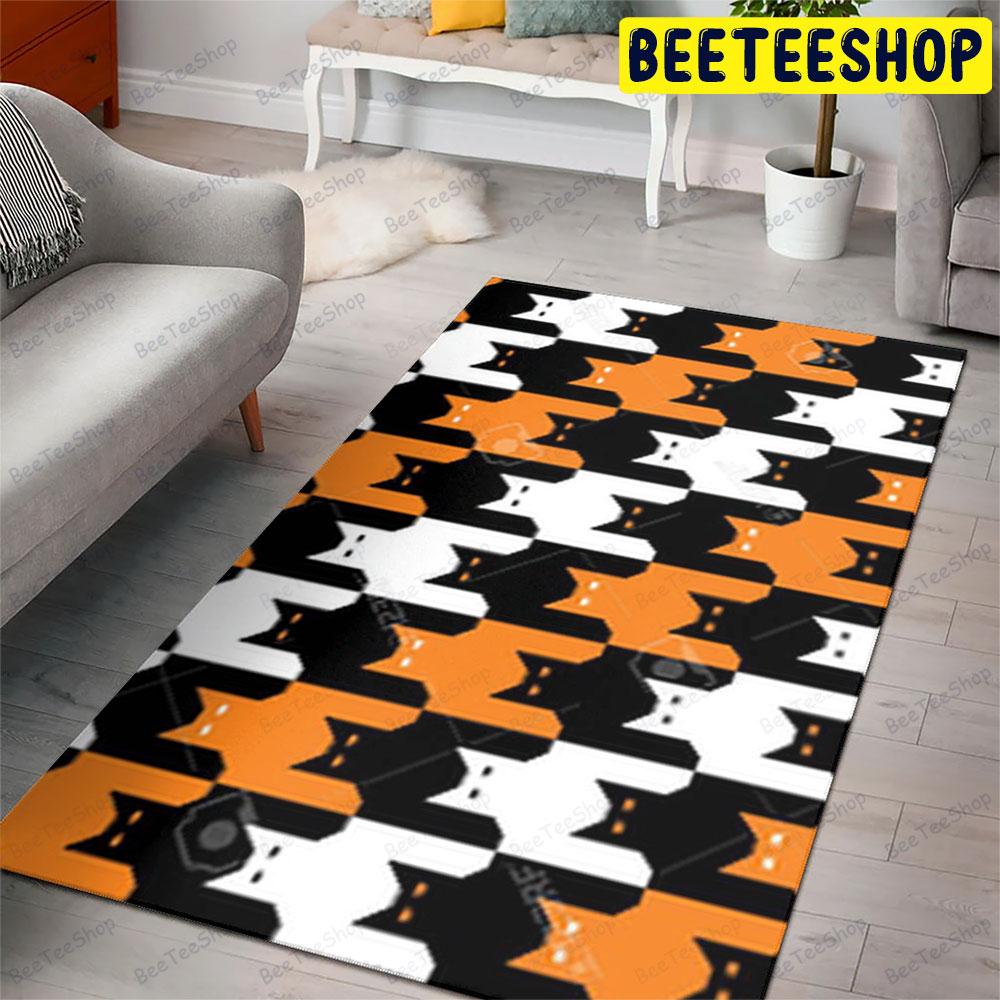 Cats Halloween Pattern 034 Beeteeshop Rug Rectangle