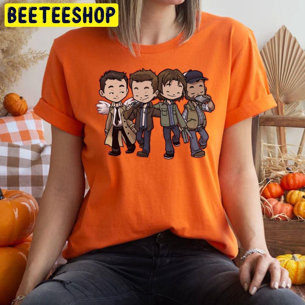 Chibi Supernatural Happy Halloween Beeteeshop Trending Unisex T-Shirt