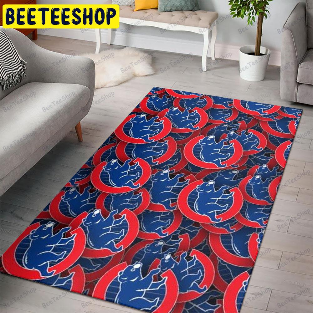 Chicago Cubs 24 American Sports Teams Beeteeshop Rug Rectangle