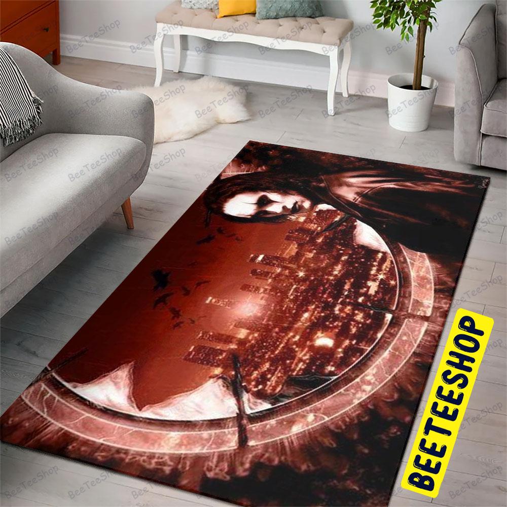 Circle City The Crow Halloween Beeteeshop Rug Rectangle