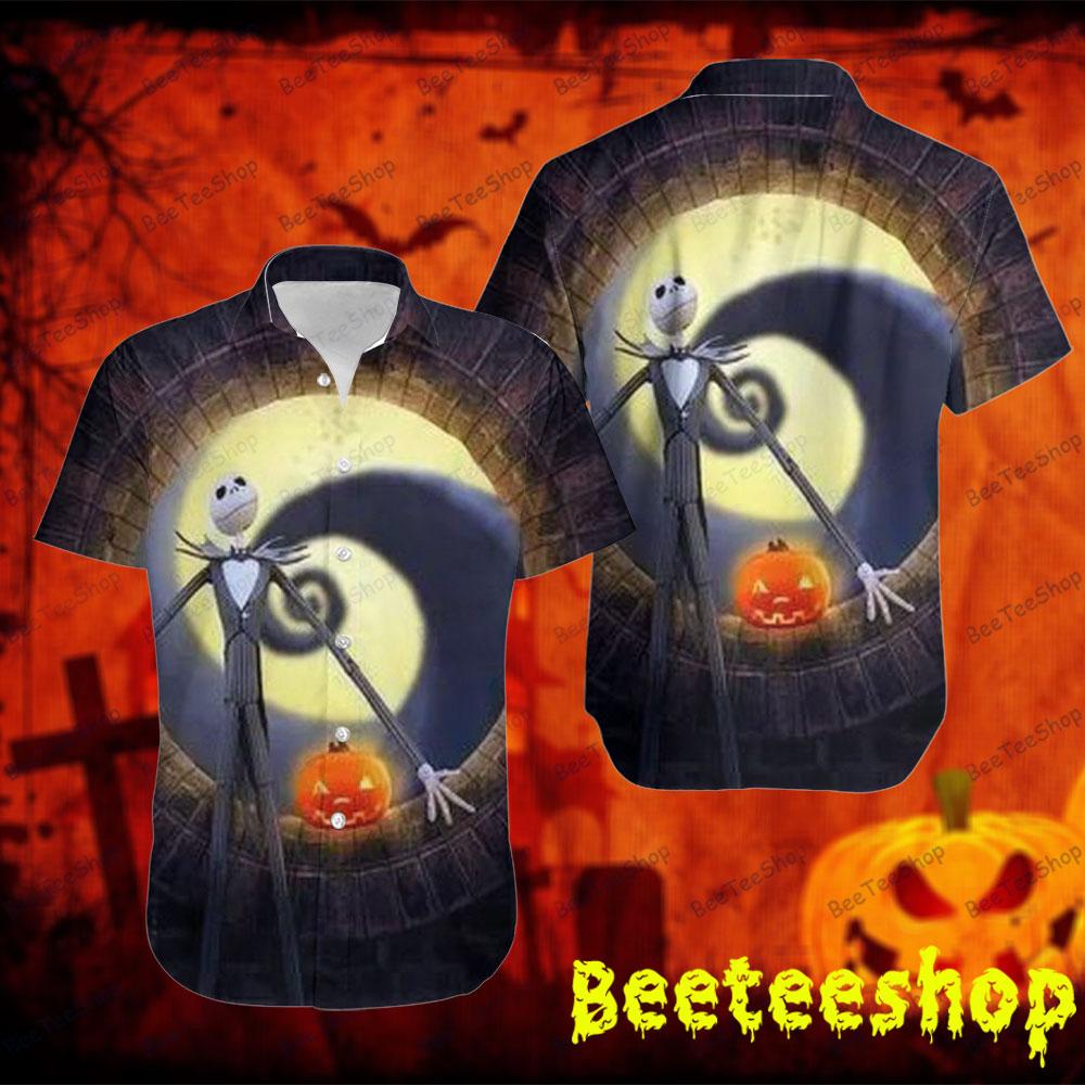 Circle Pumpkin Jack Skellington The Nightmare Before Christmas Halloween Beeteeshop Hawaii Shirt