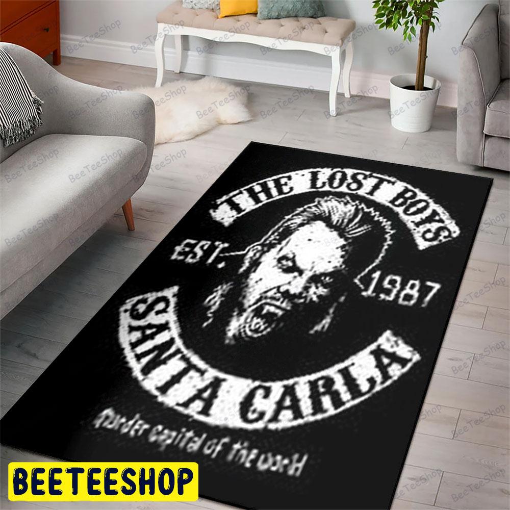 Circle Santa Carla The Lost Boys Halloween Beeteeshop Rug Rectangle