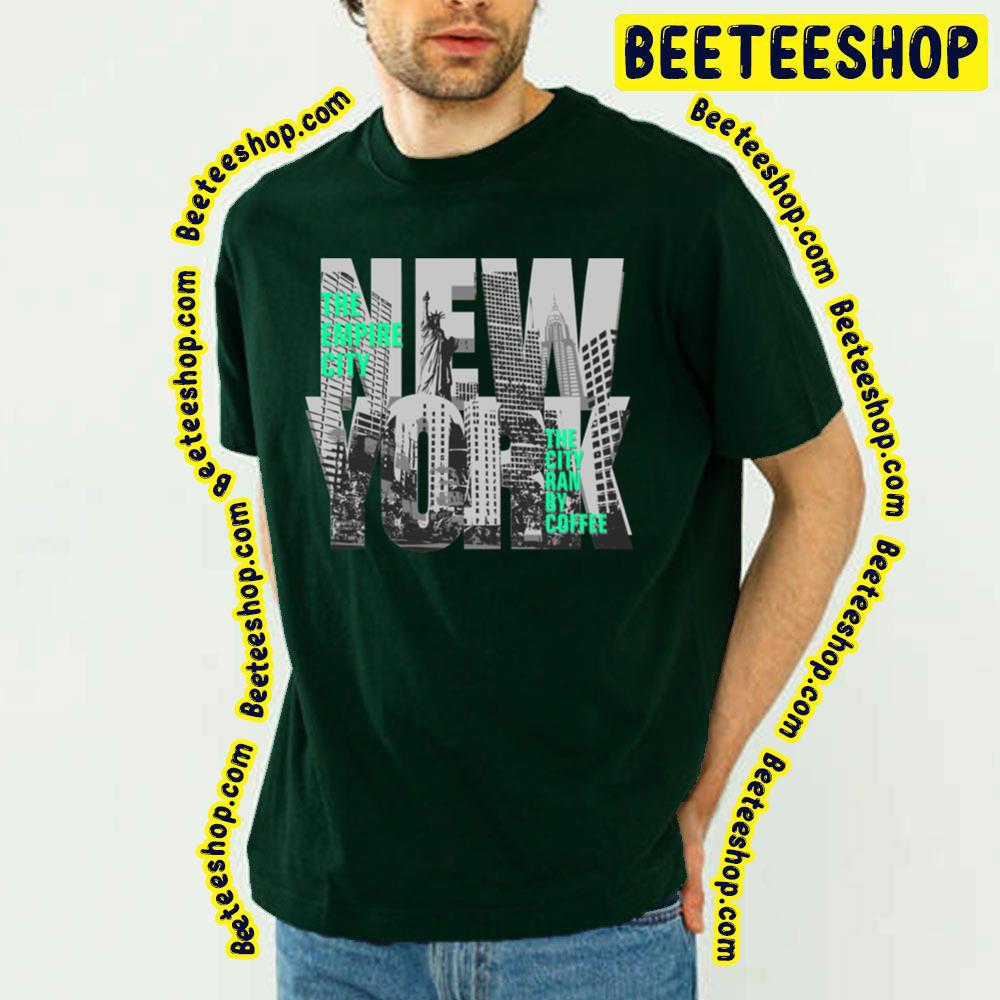 City Ran By Coffee New York New York Trending Unisex T-Shirt