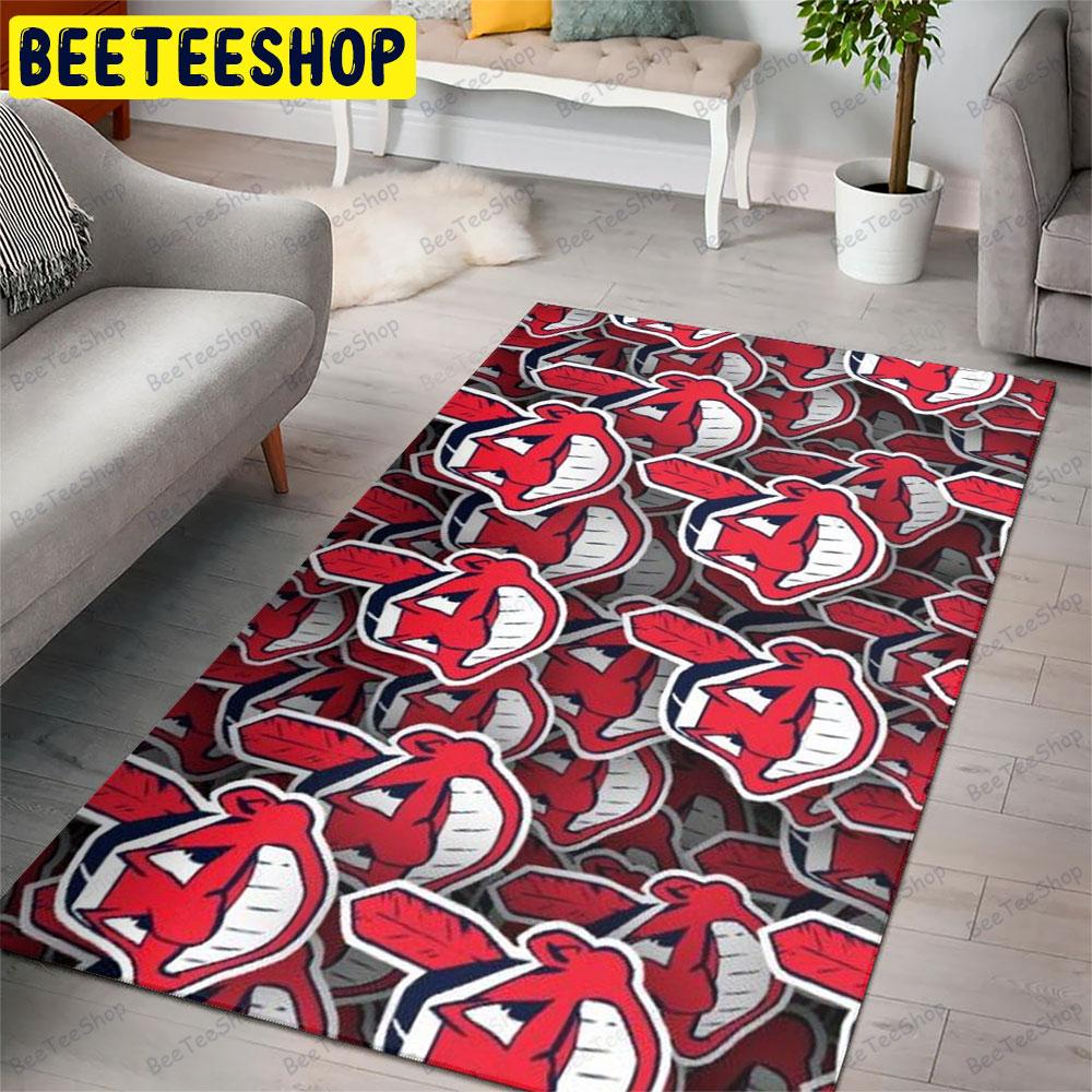 Cleveland Indians 23 American Sports Teams Beeteeshop Rug Rectangle