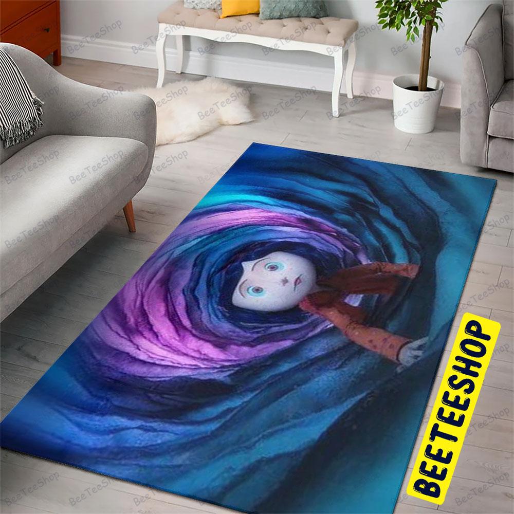 Color Circle Coraline Halloween Beeteeshop Rug Rectangle