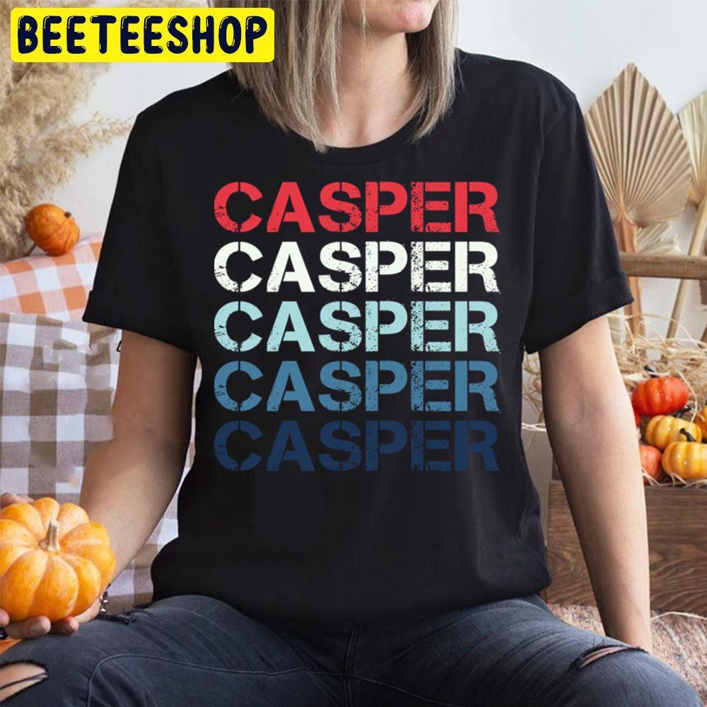 Color Text Casper Happy Halloween Beeteeshop Trending Unisex T-Shirt