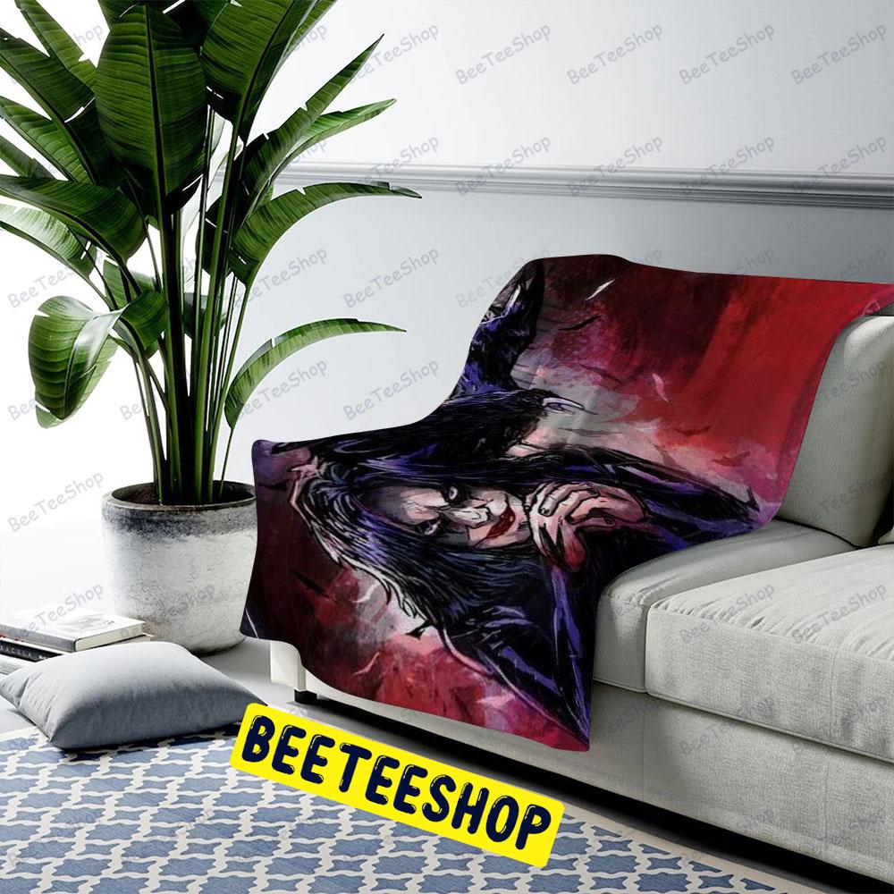 Color Top Dollar The Crow Halloween Beeteeshop US Cozy Blanket