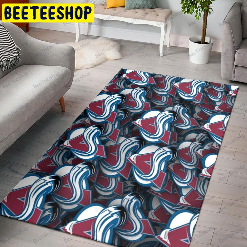 Colorado Avalanche 22 American Sports Teams Beeteeshop Rug Rectangle