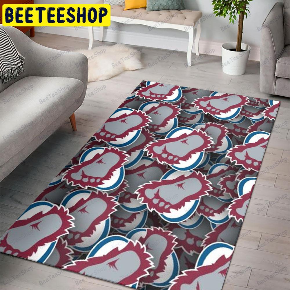 Colorado Avalanche 24 American Sports Teams Beeteeshop Rug Rectangle