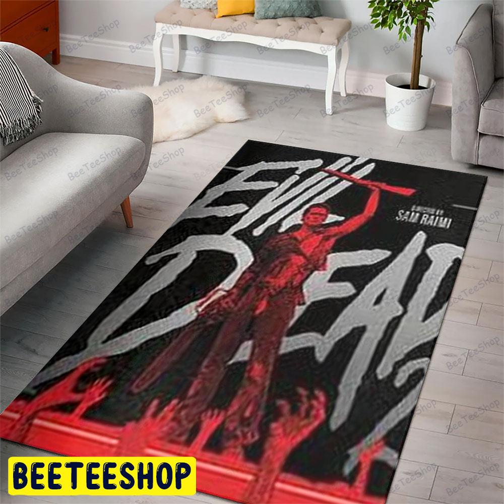 Combat Ash Williams Evil Dead Ii Movie Halloween Beeteeshop Rug Rectangle