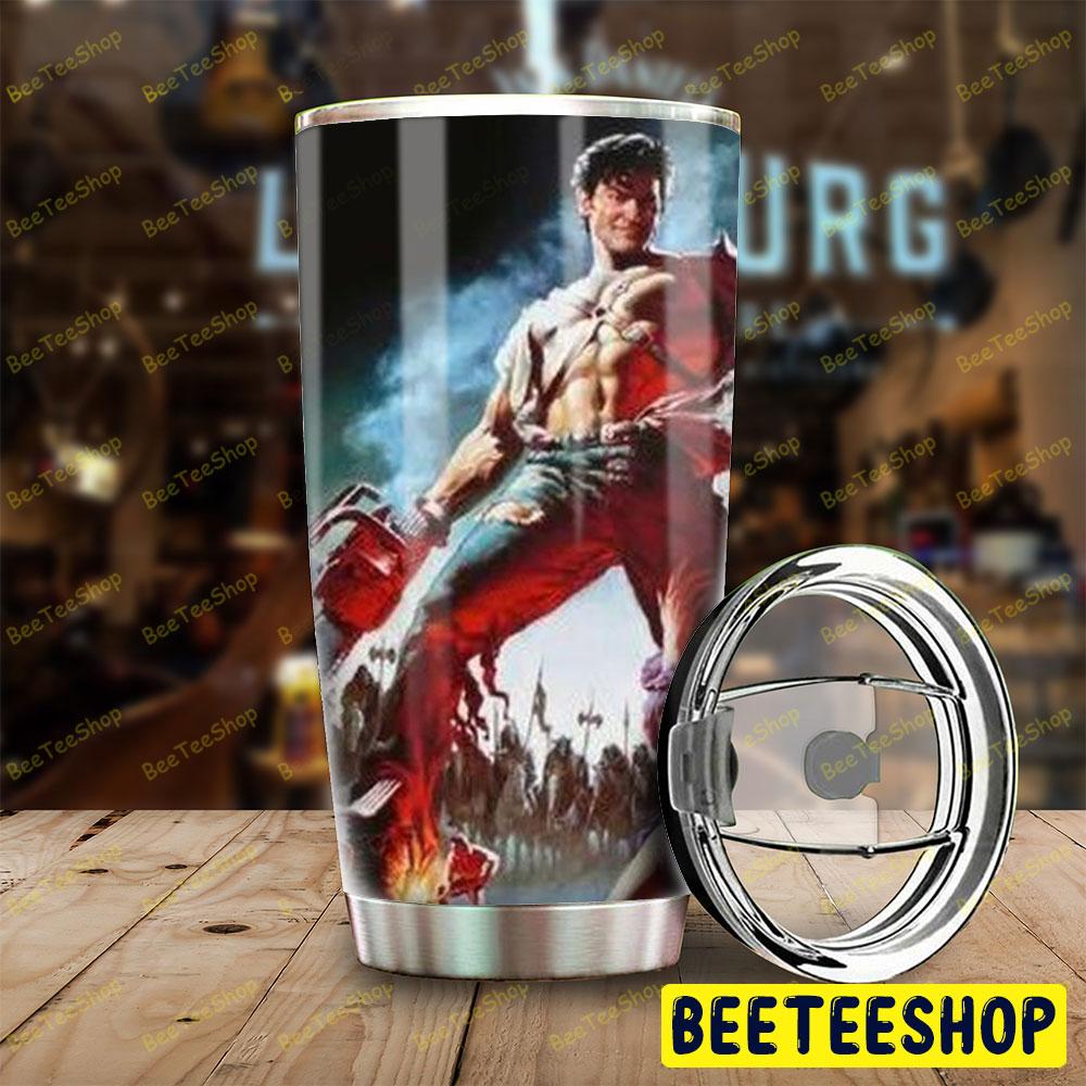 Couple Combat Ash Williams Evil Dead Ii Halloween Beeteeshop Tumbler