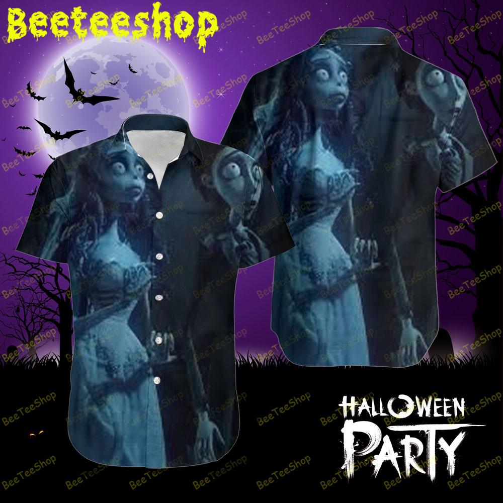 Couple Look Corpse Bride Halloween Beeteeshop Hawaii Shirt