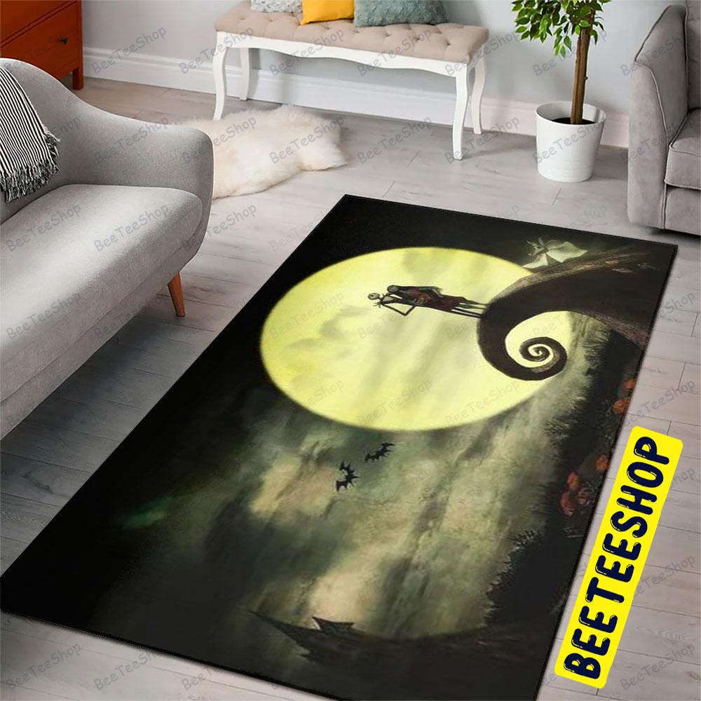 Couple Moon The Nightmare Before Christmas Movie Halloween Beeteeshop Rug Rectangle