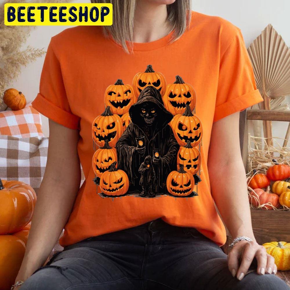 Creepy Halloween Design Beeteeshop Trending Unisex T-Shirt